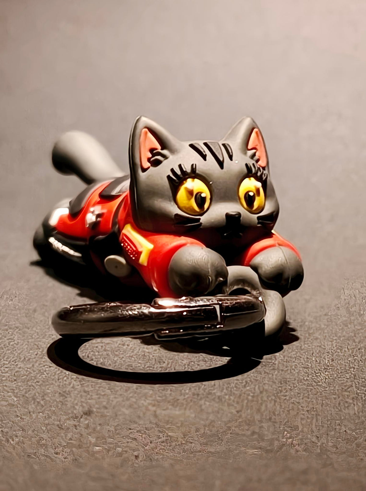 Hang On Kitty keychain