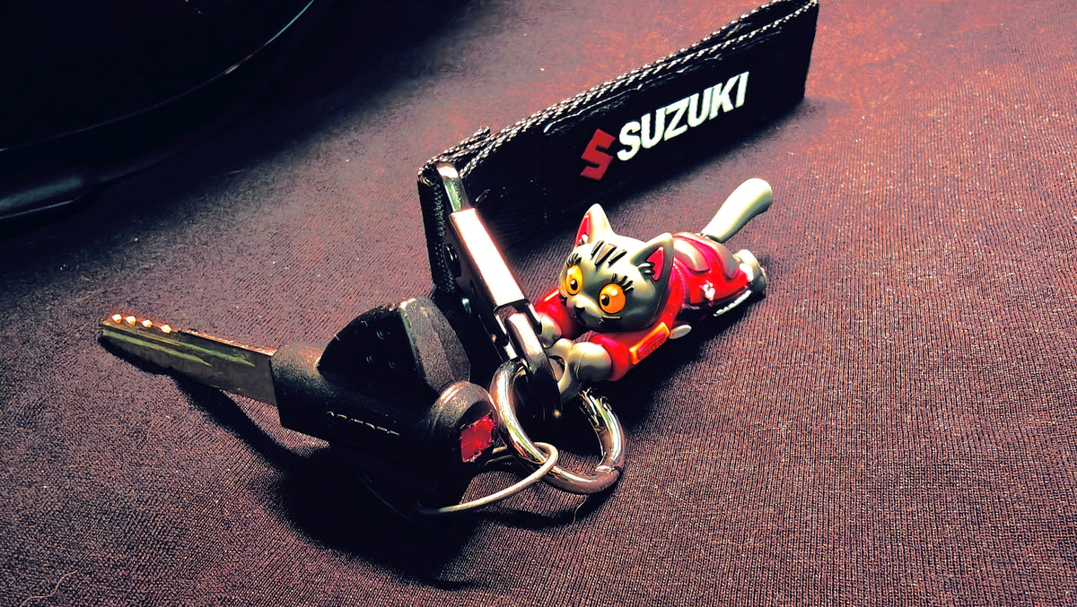 Hang On Kitty keychain